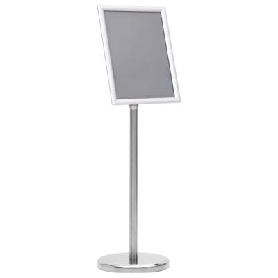 VidaXL Posterstandaard a4 aluminiumlegering zilverkleurig