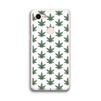 Weed: Google Pixel 3 Transparant Hoesje