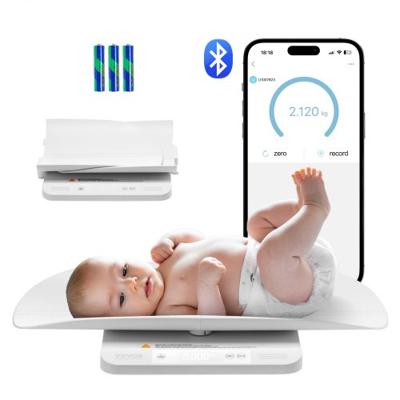 VEVOR Babyweegschaal Digitale kinderweegschaal Digitale weegschaal voor pasgeborenen tot 30 kg Tarra