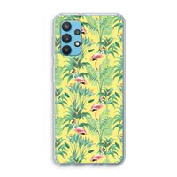 Flamingo party: Samsung Galaxy A32 4G Transparant Hoesje
