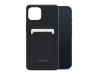Mobilize Mobilize Rubber Gelly Card Case Apple iPhone 13 Matt Black
