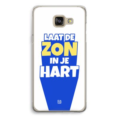 Laat de zon in je hart: Samsung Galaxy A5 (2016) Transparant Hoesje
