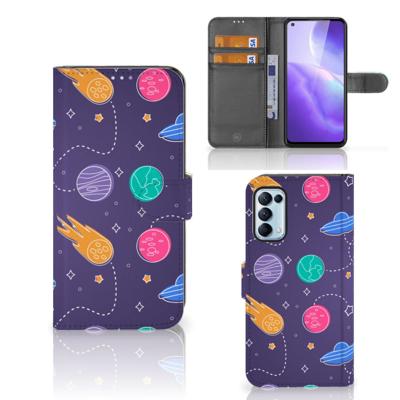 OPPO Find X3 Lite | Wallet Case | met Pasjes | Space