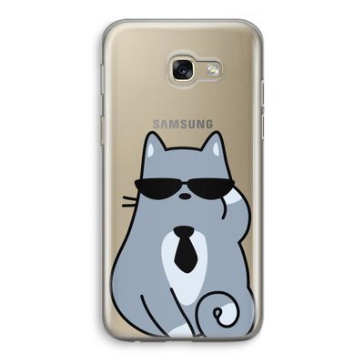 Cool cat: Samsung Galaxy A5 (2017) Transparant Hoesje