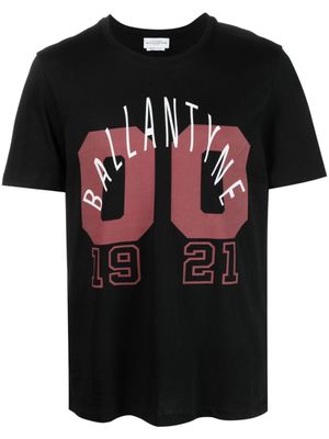 Ballantyne t-shirt en coton à logo imprimé - Noir