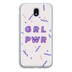 GRL PWR: Samsung Galaxy J5 (2017) Transparant Hoesje