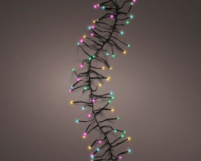 LED cluster l600 cm zwrt/soft mlt kerst - Lumineo