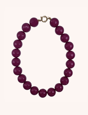 Bonnie Studios Wilma ketting aubergine