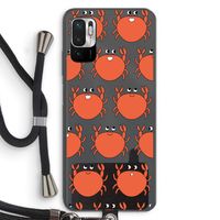 Krab: Xiaomi Redmi Note 10 5G Transparant Hoesje met koord