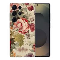 TPU Hoesje Samsung Galaxy S25 Ultra - Bloemen Backcover TPU Hoesje Samsung Galaxy S25 Ultra - Bloemen Backcover