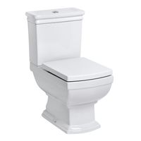 Kerra Kleopatra duoblok toilet 41x65cm wit