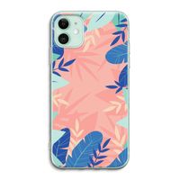 Tropisch: iPhone 11 Transparant Hoesje