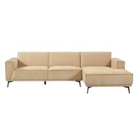 Tower Living 2,5-zits Loungebank 'Leeds' Rechts, kleur Beige