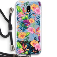 Tropisch 2: Samsung Galaxy J3 (2017) Transparant Hoesje met koord