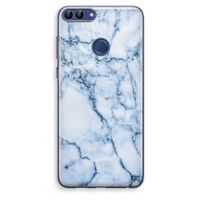 Blauw marmer: Huawei P Smart (2018) Transparant Hoesje
