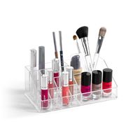 Make-up organizer/houders 15-vaks 13 x 22 x 8 cm - thumbnail
