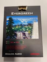 Audioquest Analoge Interlink Evergreen 2x RCA - 2x RCA 1 meter lichtbeschadigde verpakking