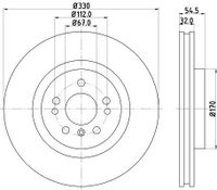 Remschijf 8DD355126301