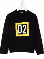 DSQUARED2 KIDS sweat à logo imprimé - Noir