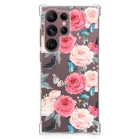 Samsung Galaxy S23 Ultra Case Butterfly Roses