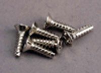 Screws, 3x10mm countersunk self-tapping (6)