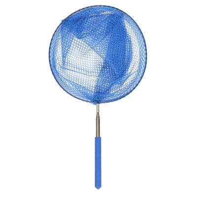 Schepnet - telescopisch- 70 cm - donker blauw - aluminium - visnet / vlindernet - uitschuifbaar