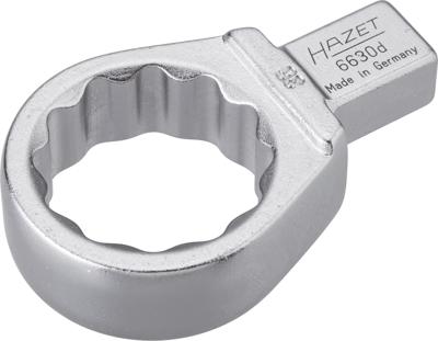 HAZET Insteekringsleutel 6630D-36 · 14 x 18 mm insteekvierkant massief · Buitentwaalfkant tractieprofiel · SW 36 mm