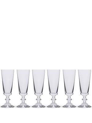 Ichendorf Milano lot de 6 flûtes à champagne Parigi en verres - Blanc