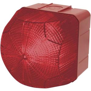 Auer Signalgeräte Signaallamp QFM 874662313 Rood Rood Flitslicht 230 V/AC