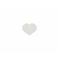 Naamplaatje Imarc Heart Wit - thumbnail