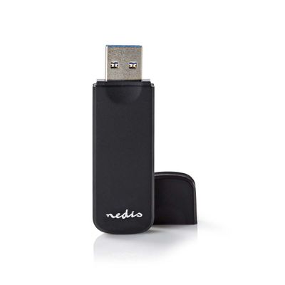 Nedis CRDRU3100BK Kaartlezer Multicard Usb 3.0 5 Gbps