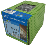 Pgb-Europe PFS+ | Spaanplaatschroef PFS+ VZK-T Ø 5,0x60 Zn TX20 - PFWVTV001005000603