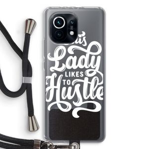 Hustle Lady: Xiaomi Mi 11 Transparant Hoesje met koord