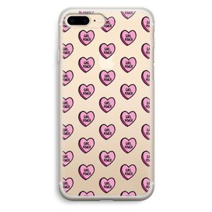 GIRL POWER: iPhone 7 Plus Transparant Hoesje