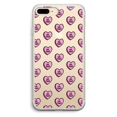 GIRL POWER: iPhone 7 Plus Transparant Hoesje
