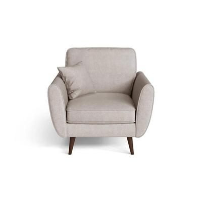 Haluta - Fauteuil Sarah - 87x93x84 - Linnen - Beige