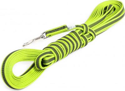 Lange lijn hond - Antislip - 14mm x 10m - Met Handvat - Neon