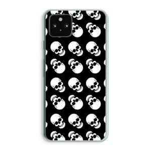 Musketon Skulls: Google Pixel 5a 5G Transparant Hoesje