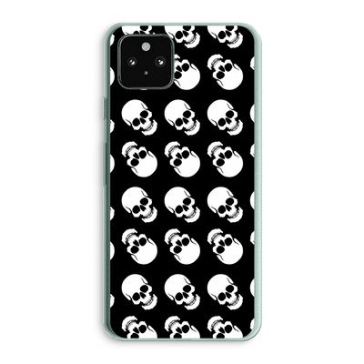Musketon Skulls: Google Pixel 5a 5G Transparant Hoesje