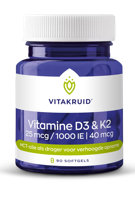 Vitakruid Vitamine D3 & k2 Softgels