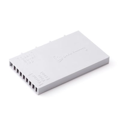 Stootvoegrooster grijs 60x100x10mm (hxdxb)