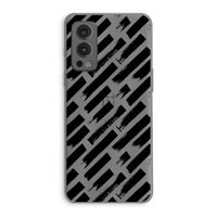 Zwarte vegen: OnePlus Nord 2 5G Transparant Hoesje