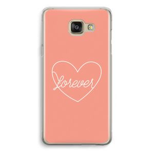 Forever heart: Samsung Galaxy A5 (2016) Transparant Hoesje