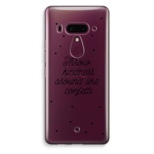 Confetti: HTC U12+ Transparant Hoesje
