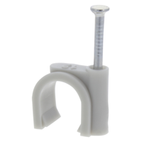 Kabelclip | Rond | 12 mm | Grijs (70) - 00.530.46
