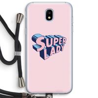 Superlady: Samsung Galaxy J5 (2017) Transparant Hoesje met koord