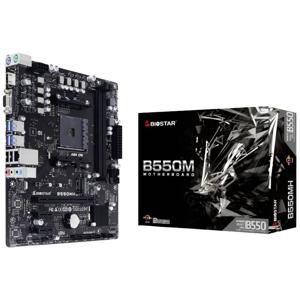 BioStar B550MT Moederbord Socket AMD AM4 Vormfactor Micro-ATX Moederbord chipset AMD® B550