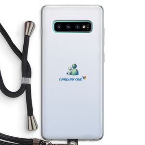 MSN: Samsung Galaxy S10 Plus Transparant Hoesje met koord