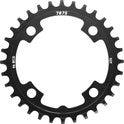 Sunrace blad 36t 4-arm 96 zwart narrow wide alu
