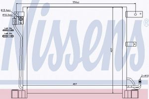 Condensator, airconditioning 940338